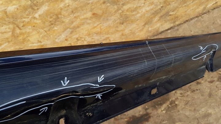 фото №8, Планка накладка порога правая 890 mercedes w205 sedan amg a205690xx40