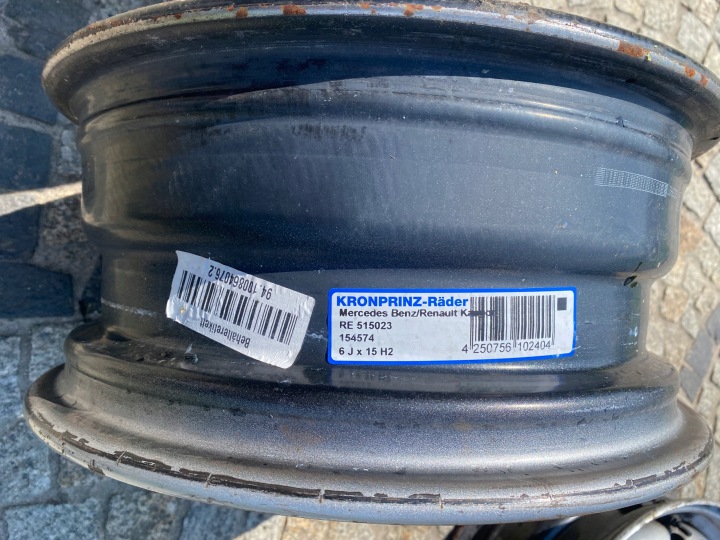 фото №11, Mercedes renault диски 6j 15 et44 диск re515023 оригинал
