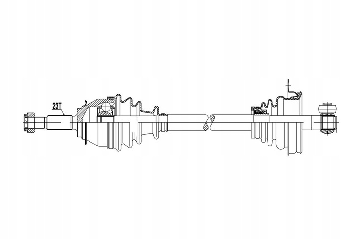 фото №2, Полуось левая dacia logan 1.2 2014- sandero 14-