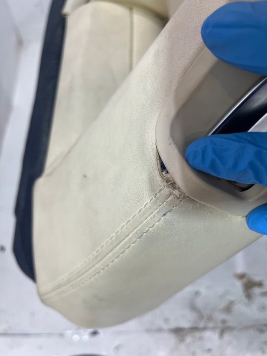 фото №5, Спинка сидіння ліві panamera 970 бежевий клапан