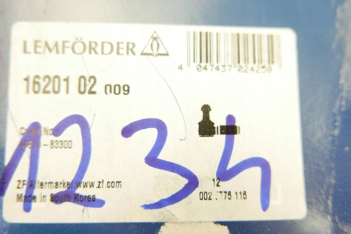 фото №16, Lemforder 16201 02 наконечник рычаг рулевого поперечного