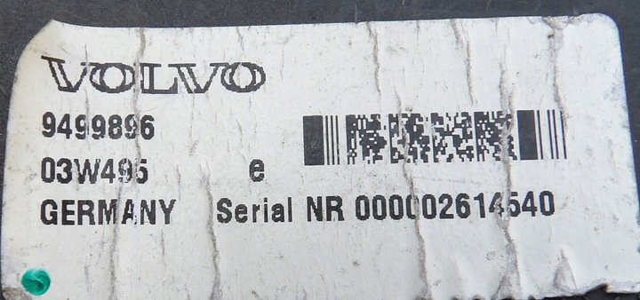 фото №3, Volvo v70 s70 модуль блок управления вебасто 9499896
