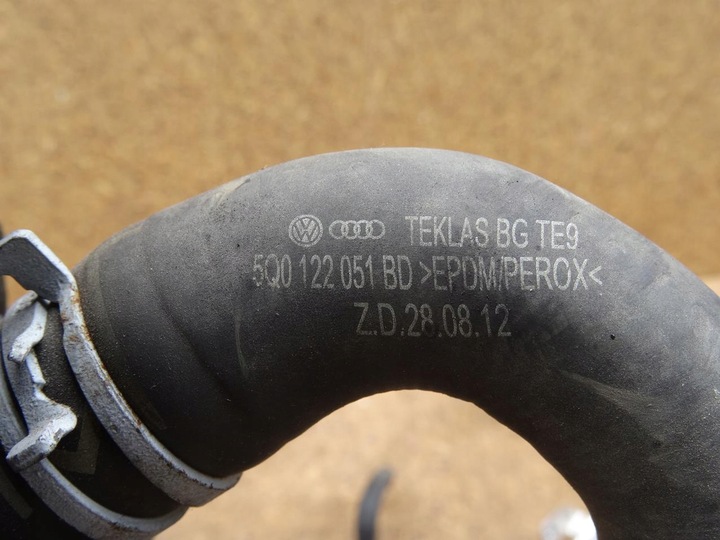 фото №7, A3 8v golf vii 1.4 tfsi cxs cxsa дроти водяний магістраль kpl 5q0122109h