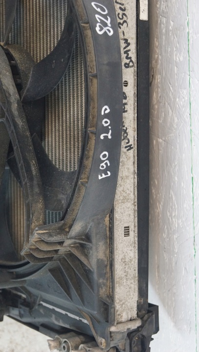 фото №14, Bmw e90 2.0d комплект радиатор вентилятор