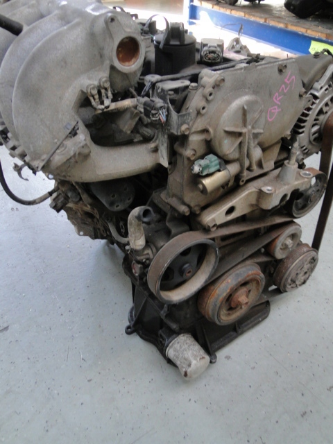 фото №12, Двигун nissan 2.5 qr25 алюміній kol всмоктуючий x-trail jdm