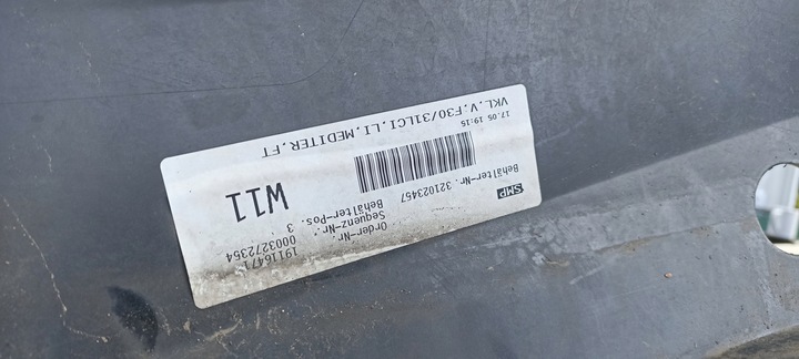 фото №10, Бампер перед переднее bmw 3 iii f30 f31 рестайлинг 15-17rok