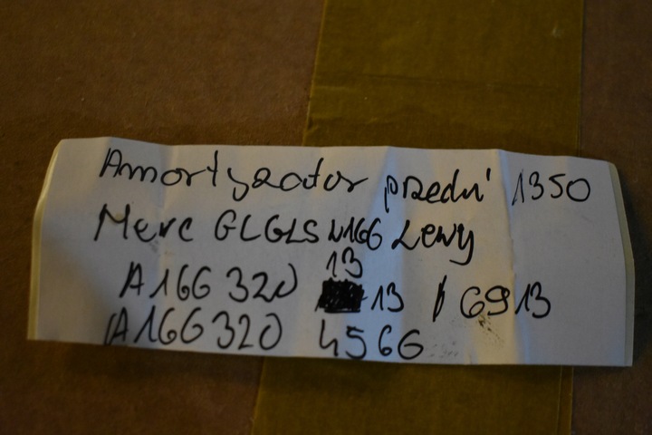 фото №4, Идеальный амортизатор переднее левый mercedes gl gls w166 1