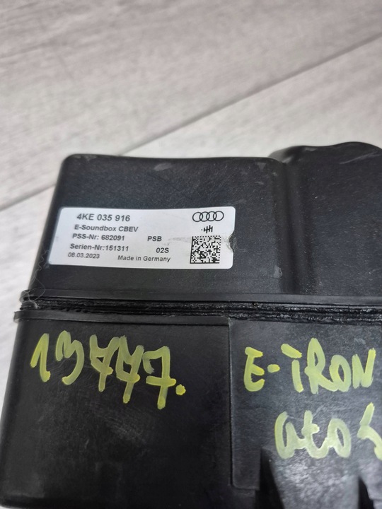 фото №5, 13777. audi e-tron динамик модуль выхлоп 4ke035916