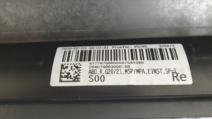 фото №11, Bmw 3 g20 м-пакет планка порогова поріг праві