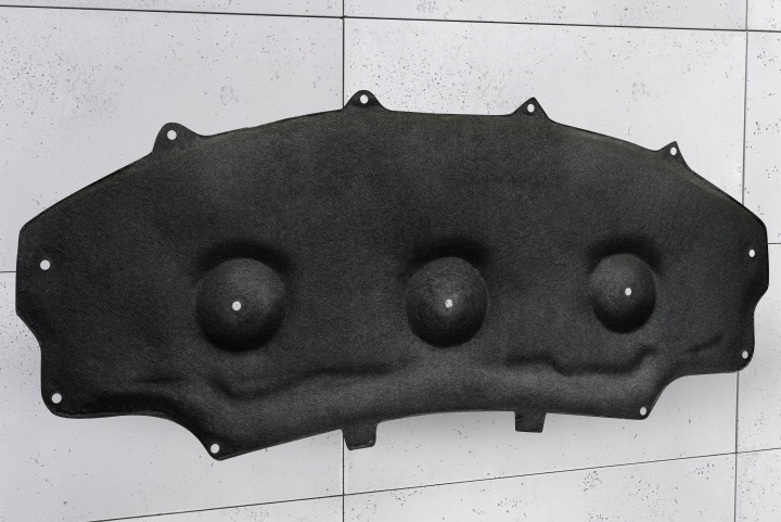 фото №8, Mercedes ml w164 2005-2011 шумоізоляція капота 1646820126 + застібки