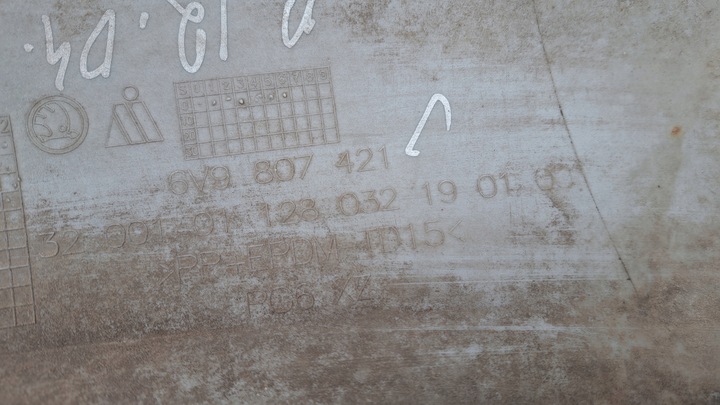 фото №14, Skoda fabia iii універсал бампер зад pdc hak