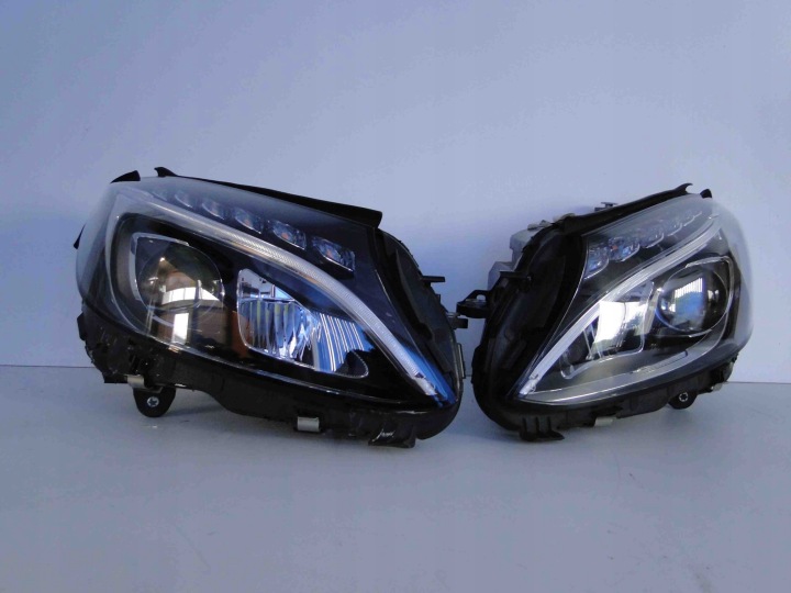 фото №12, Mercedes c клас w205 фара ліва led high perform