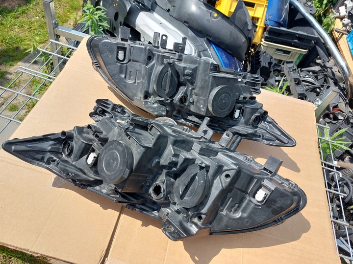 фото №11, Лампи перед ліва права laguna iii європа чорні лінза комплект