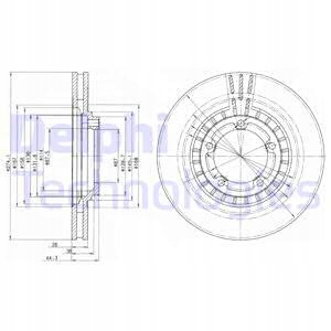 фото №2, Delphi bg4134 диск гальмівна