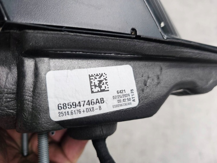 фото №6, Jeep grand cherokee wl зеркало правое 15 pin +камера 68594746ab