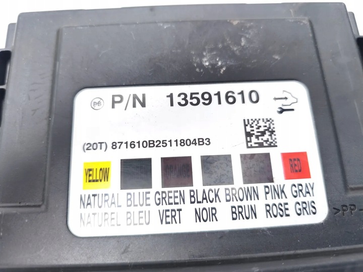 фото №7, Vauxhall astra модуль / блок управления комфорта 1.6 cdti дизель 81kw 110 hp