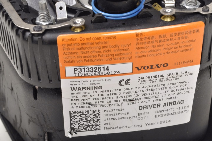 фото №6, Volvo v40 ii подушка водителя подушка 31332614