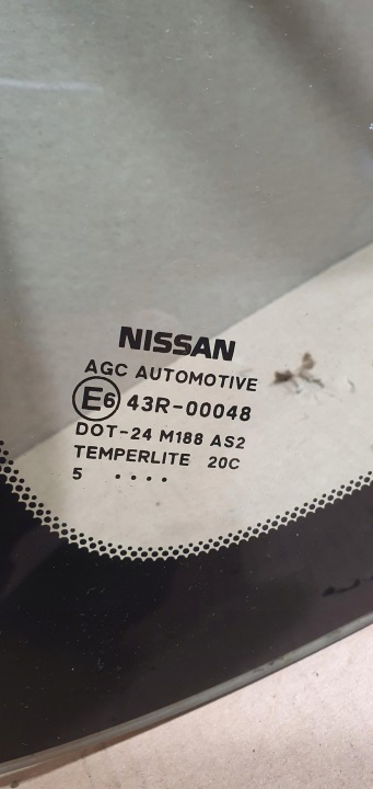 фото №5, Скло кузова ліве зад задня nissan note ii e12 2015r