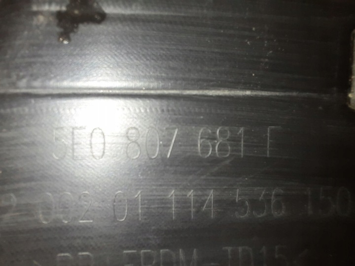 фото №6, Skoda octavia iii рестайлінг 16-20 решітка бампера лівий перед ліва 5e0807681f