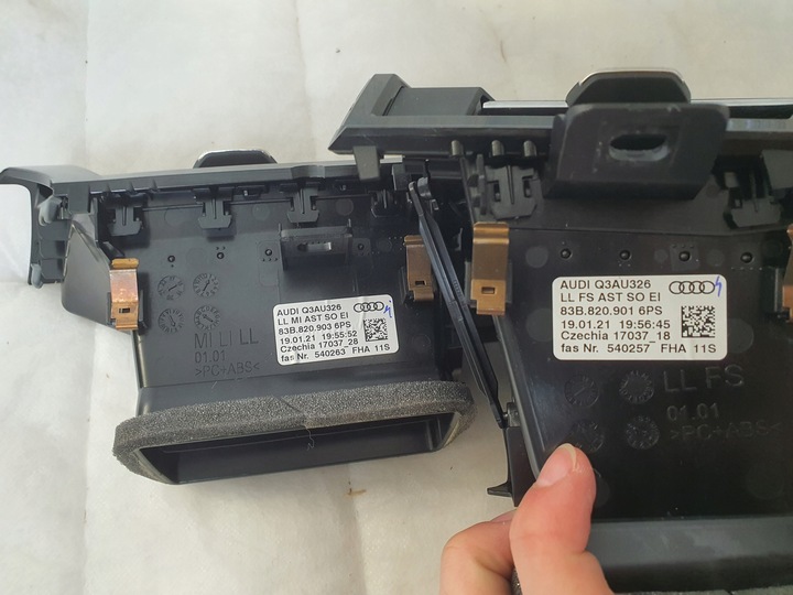 фото №6, Впуск решітка повітропровід audi q3 83a 83b920903