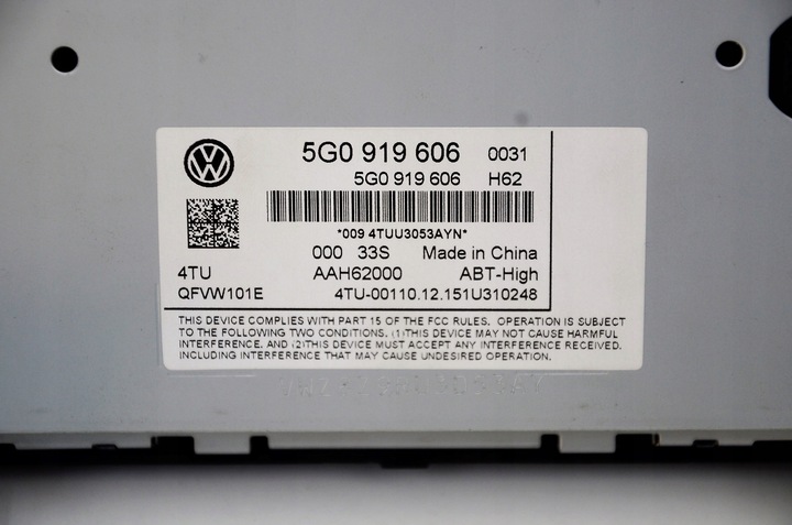 фото №5, Vw golf vii навигация мультимедиа mmi 5g0035021a