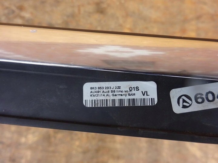 фото №9, Audi a4 b8 8k планка накладка левая перед передняя хром 8k0853283j