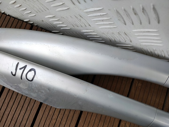 фото №10, Nissan qashqai j10 06-14 рейлинги крышные правые левый заглушки комплект 183cm