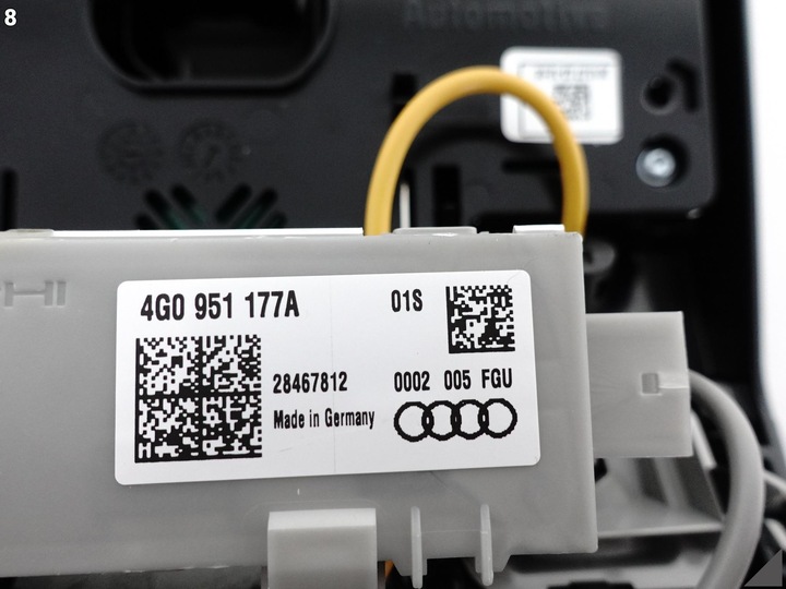 фото №9, Audi a6 4g0 c7 14-18 рестайлинг переднее панель потолок лампа led бардачок et1