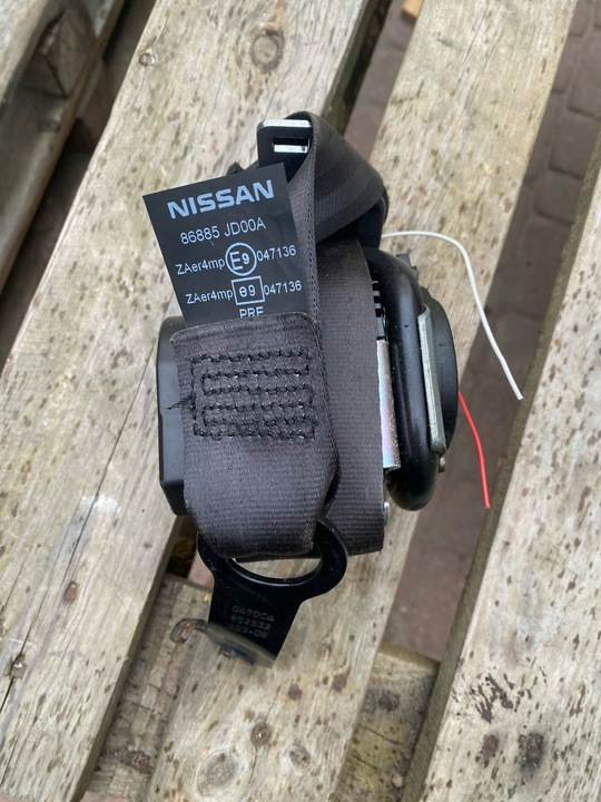 фото №1, Pas безопасности левый перед nissan qashaqi j10 рестайлинг 86885jd00a
