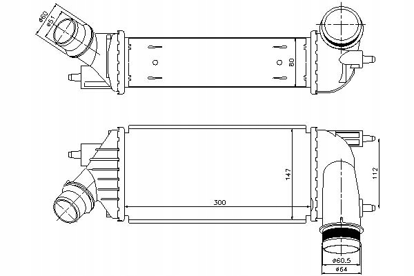 фото №1, Nissens інтеркулер citroen c8 2.0 hdi 165 ea_. e