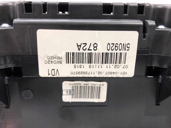 фото №5, Спідометр  vw tiguan 5n0920872a 2.0 136km 07-18 прилади