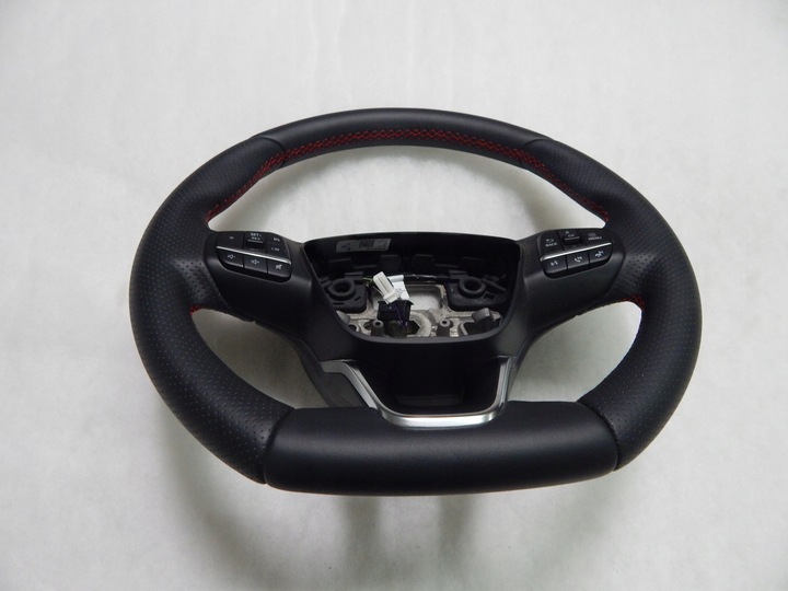 фото №7, Ford focus mk4 iv st line - кермо шкіра червона nić оригінал гарна