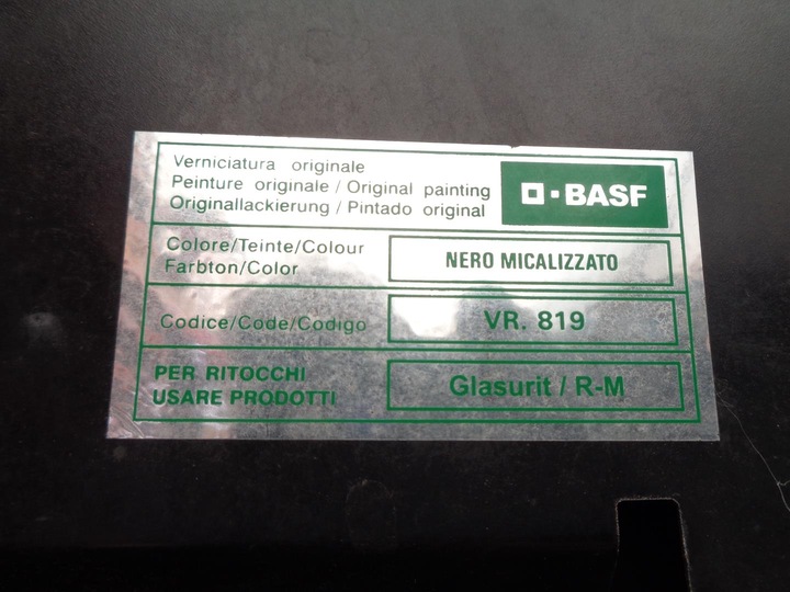 фото №13, Капот fiat croma 2 ii рестайлінг fl 2007-2011r. чорна код 819