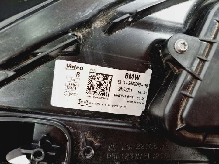 фото №11, Bmw 2 f44 фара права led 9449600