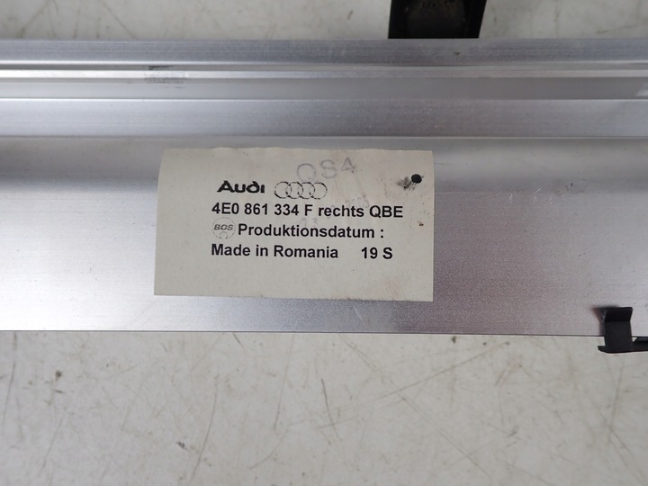 фото №9, Ролета дверь зад правые audi a8 s8 d3 5.2 короткий 4e0861334f