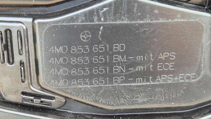 фото №16, Решётка радиатора audi sq7 q7 ii 4m0 рестайлинг 2023- oem номер 4m0853651bd новая !!