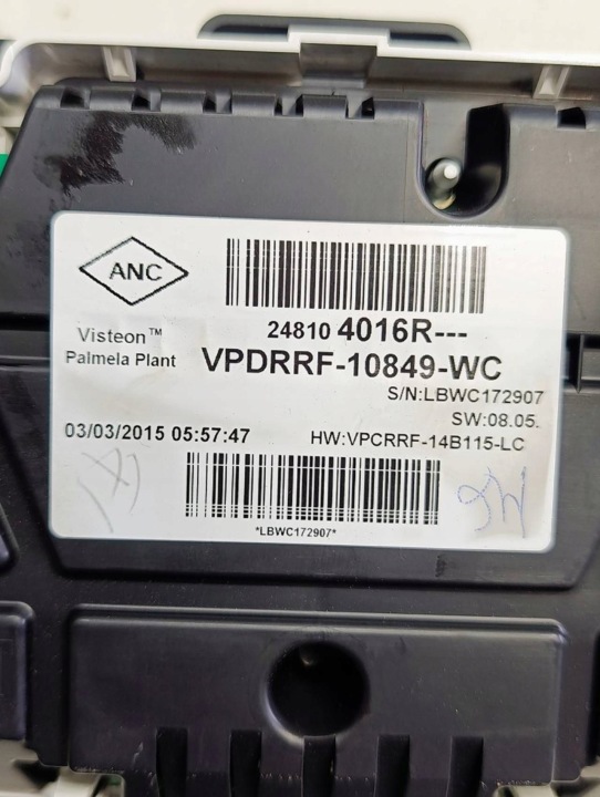 фото №6, Renault captur i 13-19 спідометр  248104016r