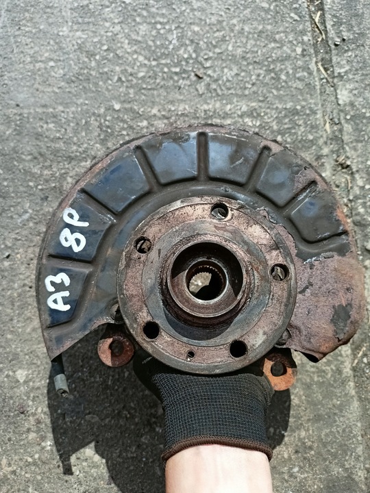 фото №5, Поворотна опора з ступиця лівий lub праві перед audi a3 8p