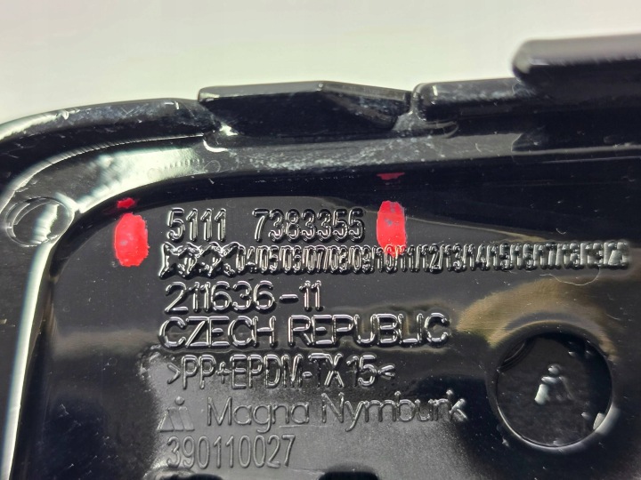 фото №8, Решітка решітка бампера bmw x1 f48 15-19 ліва перед oem 7383355