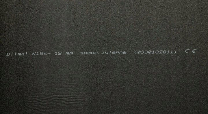 фото №8, Коврик шумопоглощающая водонепроницаемый samoprzylepna 19mm kauczkowa резиновая 100x100cm