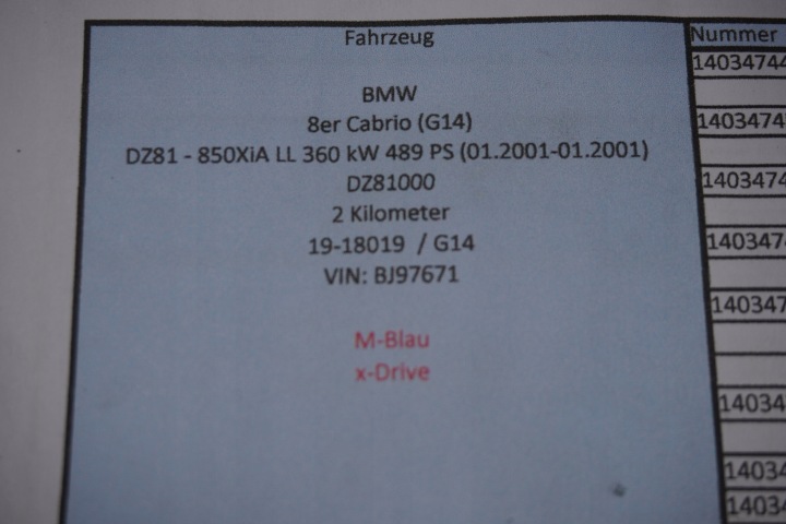 фото №7, Амортизаторы зад vdc bmw g14 xd 850i 6878103 2km.