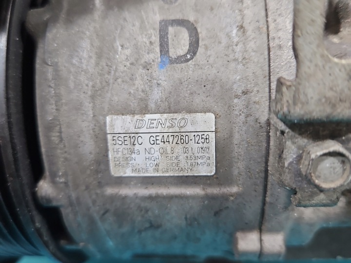 фото №7, Компрессор компрессор кондиционера toyota verso 09-13 2.0 d4d 447260-1258