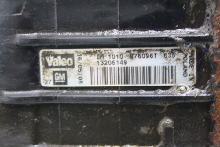 фото №13, Радіатор повітря інтеркулер fiat croma ii 2,4 20v jtd 13205149