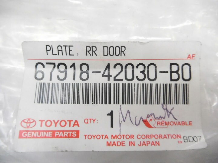 фото №13, Планка порогова лівий зад toyota rav4 оригінальний номер 67918-42030-b0