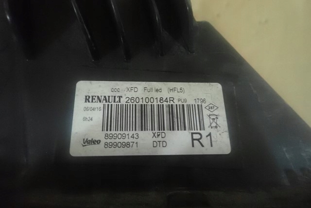 фото №6, Лампа права правий повний led renault talisman 2015-