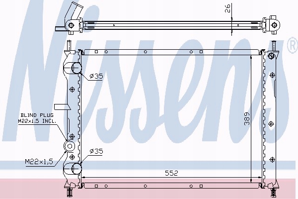 фото №16, Nissens 61879a радиаторов, система охлаждение двигателя 61879a nis 61879a