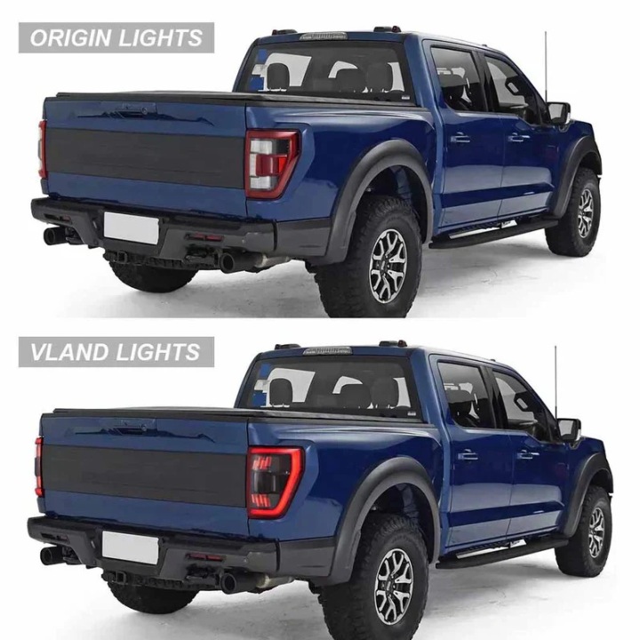 фото №12, Лампы зад kpl vland led neon диоды тюнинг red ford f150 f-150 xiv mk14 20-