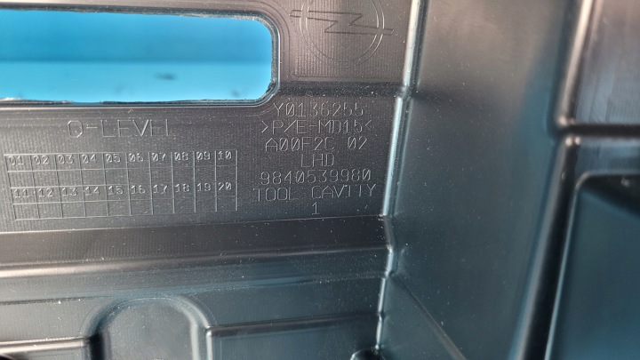 фото №15, Opel astra l vi 23r 1.5d торпедо капот каркас каркас нижний 9840539980