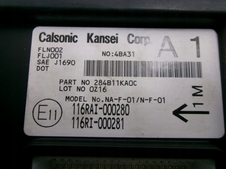 фото №7, Nissan juke yf15 f15 модуль комфорта 116rai-000280