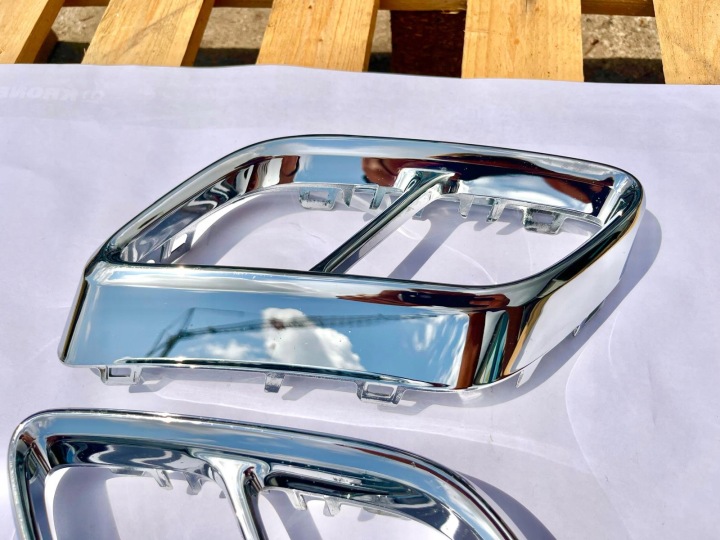 фото №9, Vw golf viii r-line r line молдинг накладка бампера решітка вихлоп комплект